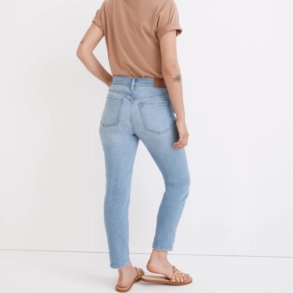 Madwell Perfect Vintage Jean Raw Hem 31 medium wash - Picture 2 of 12
